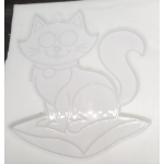 mal raamhanger zittend poesje